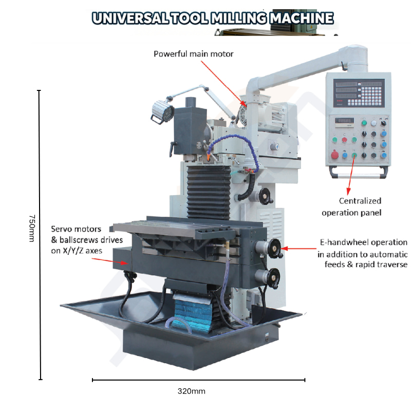 standard vertical mill X5032