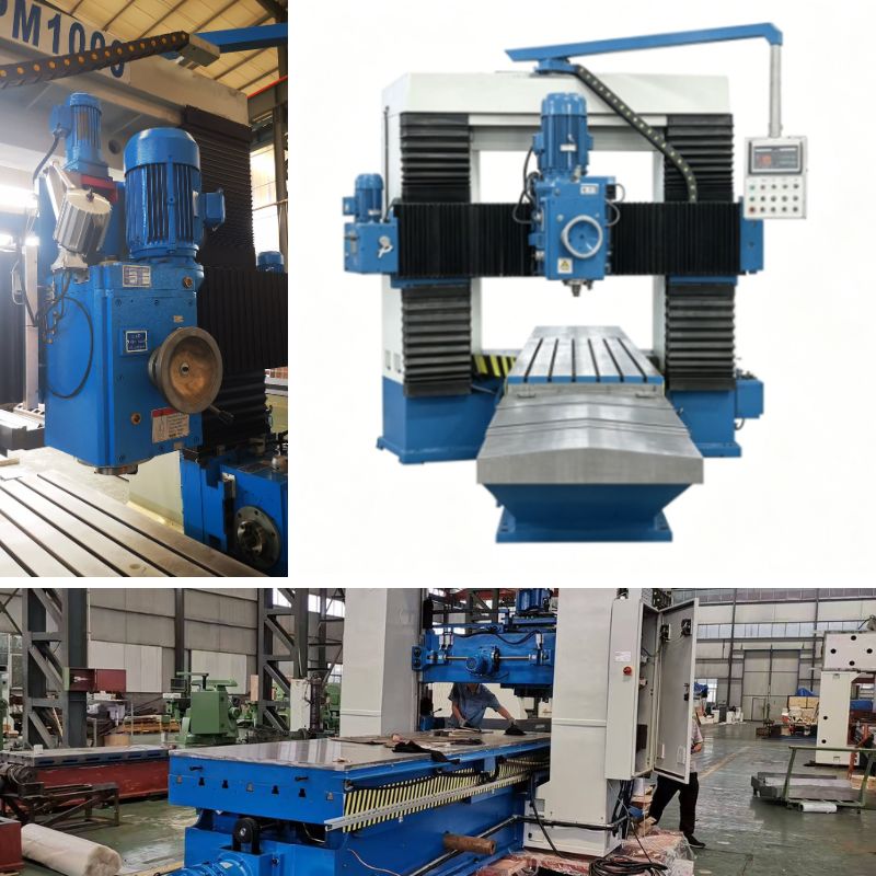 Gantry type milling machine for big workpiece