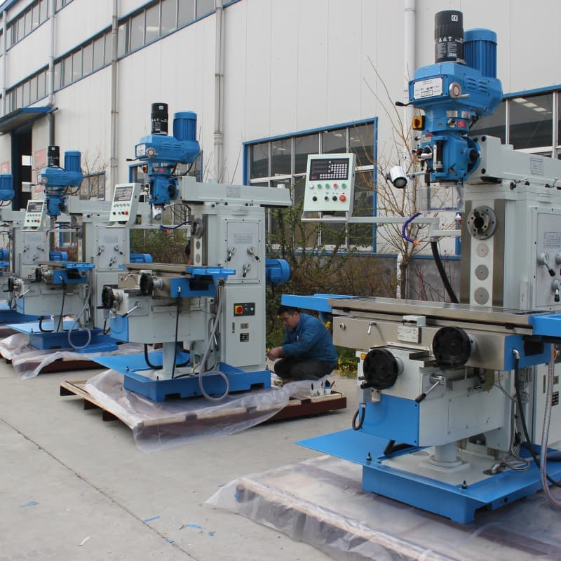 Milling Machine With Rotary Head