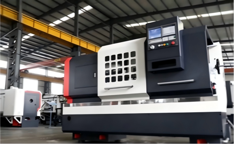 Torno CNC económico de bancada plana